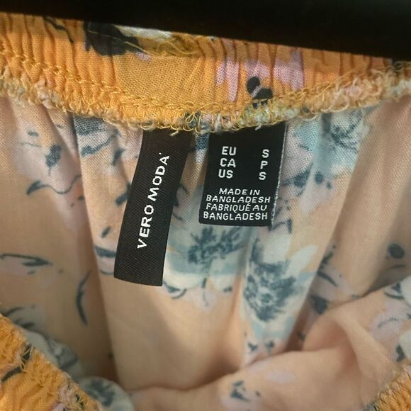 Vero Moda Vibrant Orange Floral Maxi Dress - Picture 2 of 3